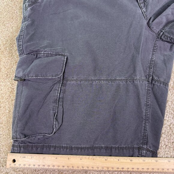 Urban Pipeline Mens Cargo Shorts Gray Cotton Size 36 x 12 Outdoors F072 - Picture 12 of 13